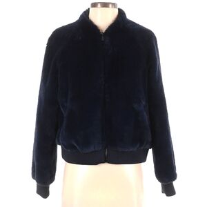 Banana Republic Faux Fur Bomber Jacket
